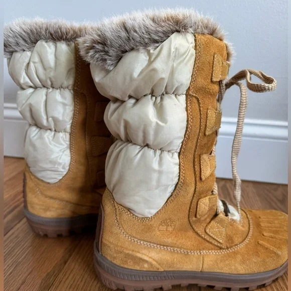 Timberland Women's Tan Winter Boots - Picture 3 of 8
